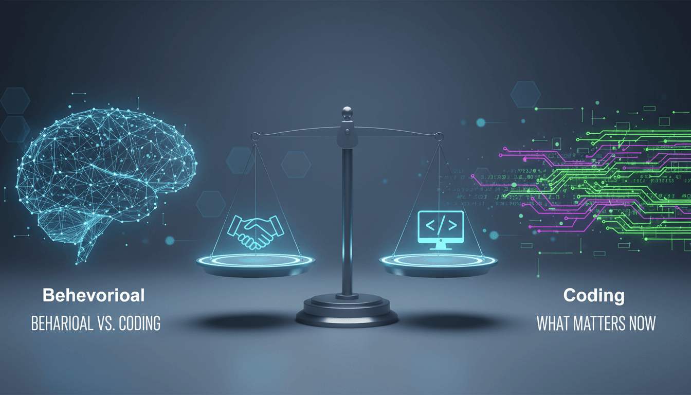 Tech interviews 2026: Behavioral vs. coding, what matters now.