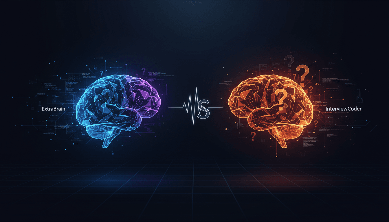 ExtraBrain vs. InterviewCoder: AI coding assistant comparison for developers.