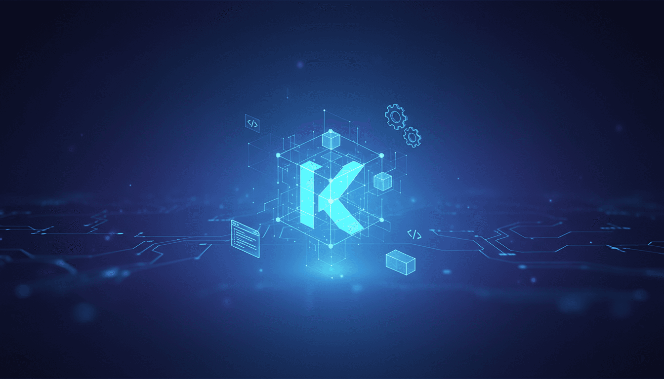 Kubernetes logo with a 'not optional' stamp, symbolizing its essential nature for modern developers.