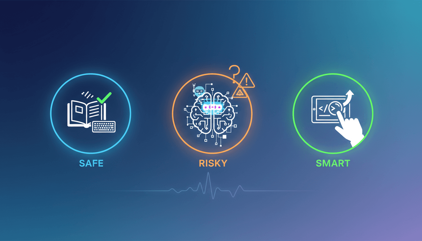 AI use on take-home assignments: what's safe, risky, and smart.